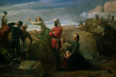 ジェシーの夢（ラクナウの救済）、1858 作： Frederick Goodall
